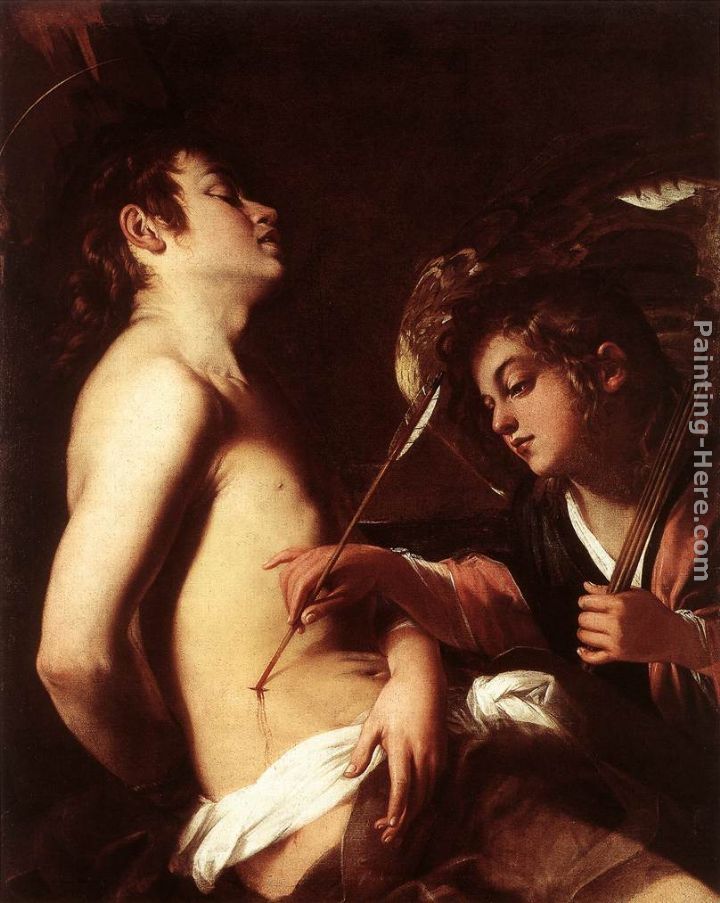 Giovanni Baglione St Sebastian Healed by an Angel